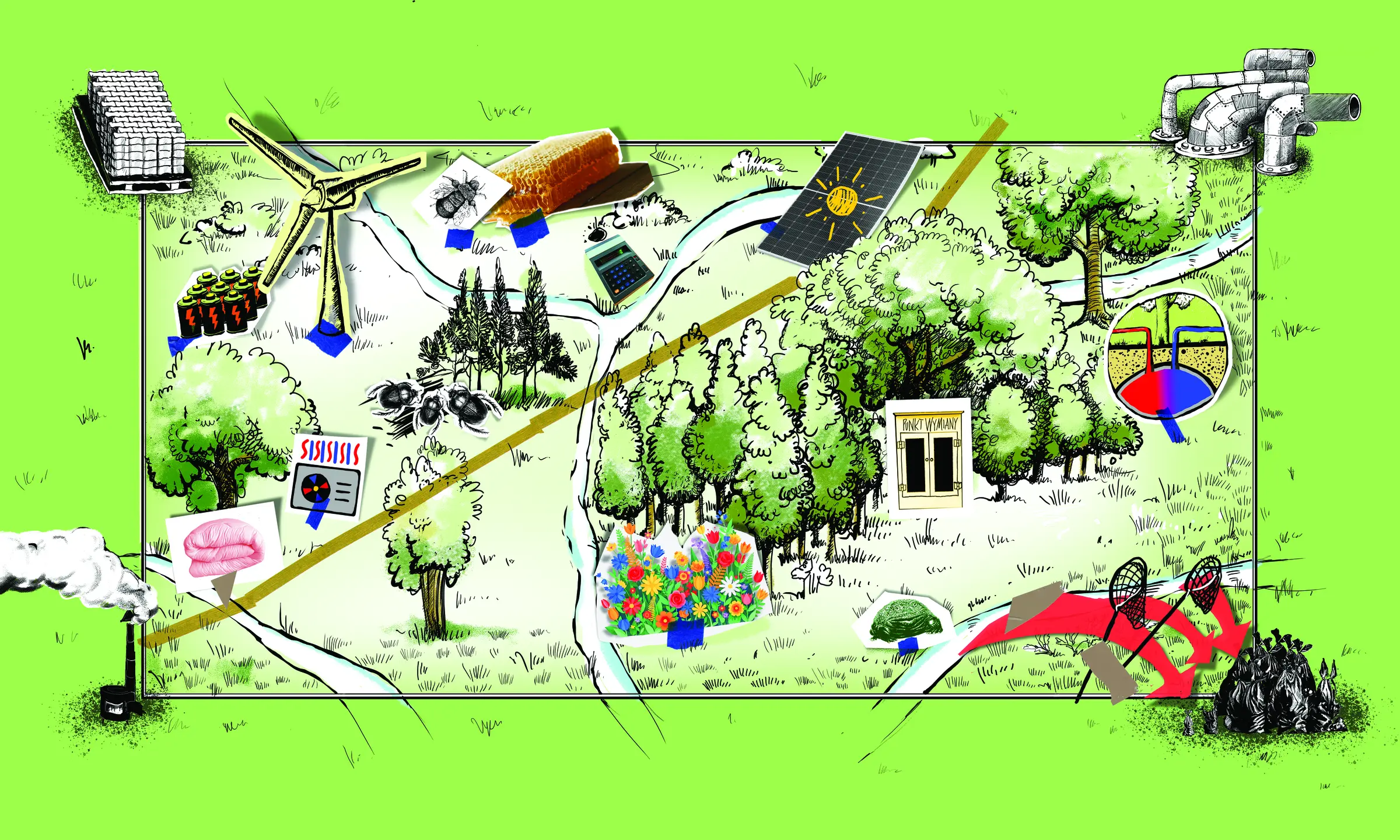 Mapa Stumilowego Lasu